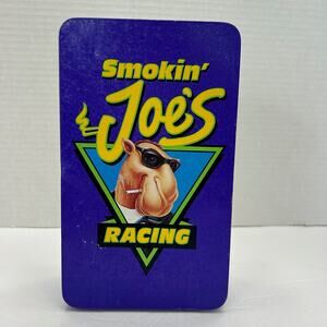 Vintage 1994 R.J. Reynolds Smoking Joe Racing Collectors Tin 7" x 4"